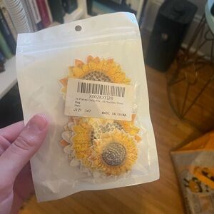 Sunflower Patches Set of 4 iron on flowers